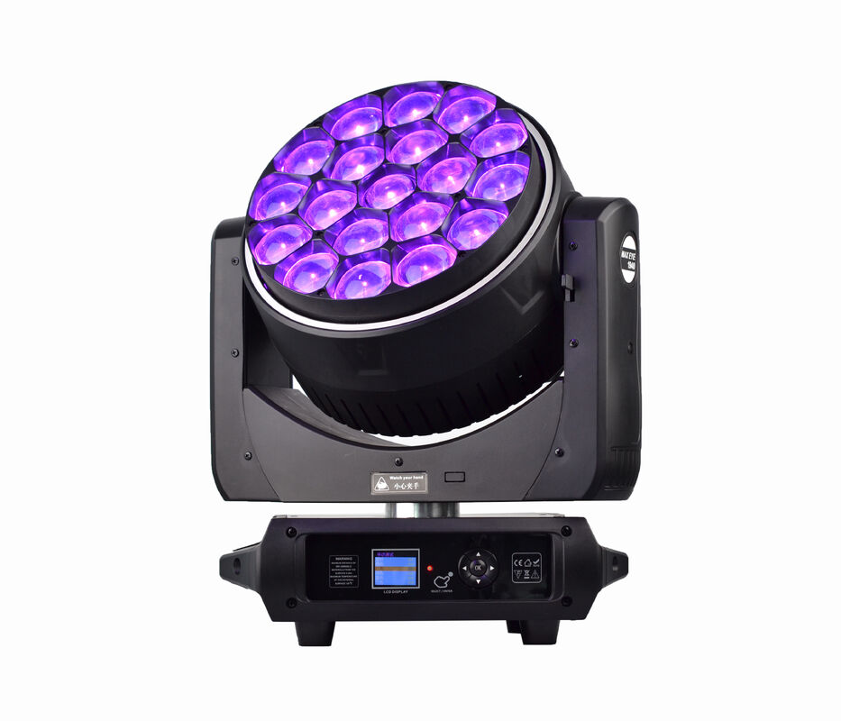 LED Moving Head Wash Zoom Rotation 19pcs 40W 4 In 1 Stage Light For Wedding Event