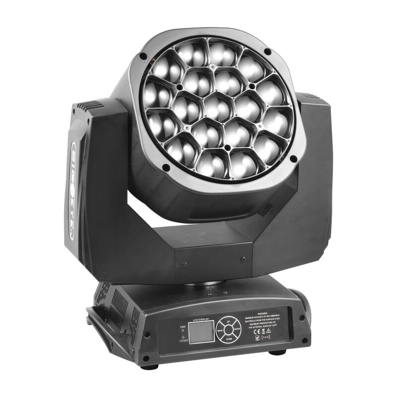LED Moving Head ZOOM And Rotation 19pcs 15W 4in1 Stage Light For Wedding Event