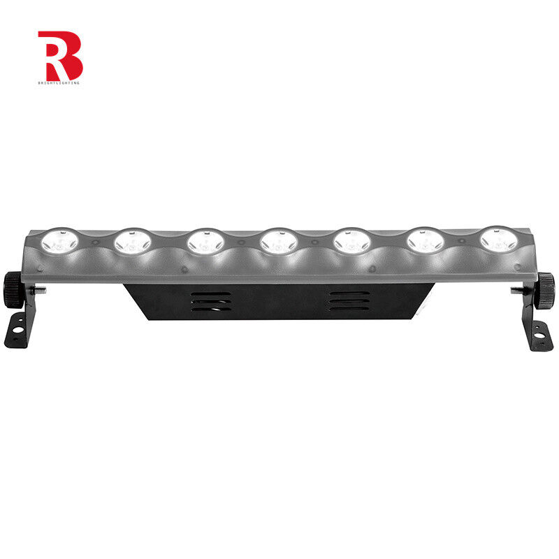90V 50Hz 7 X 3W Concert Smoke Machine RGB 3in1 LED Stage Lighting City Light For Party
