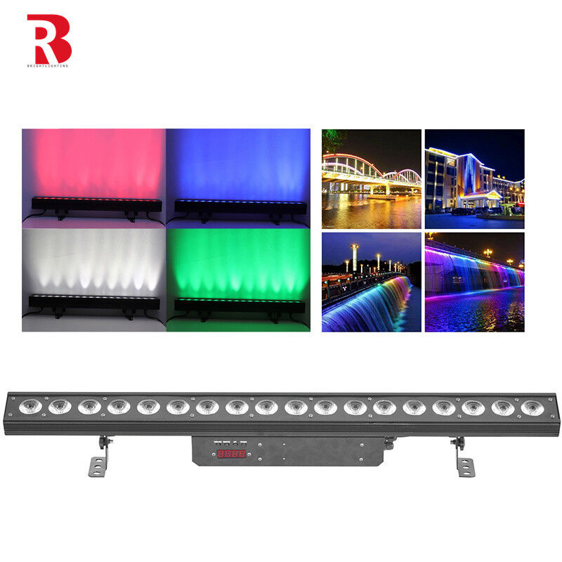 90V 240V Waterproof DMX512 RGBW 4in1 LED Wash Light LED City Light For DJ Disco