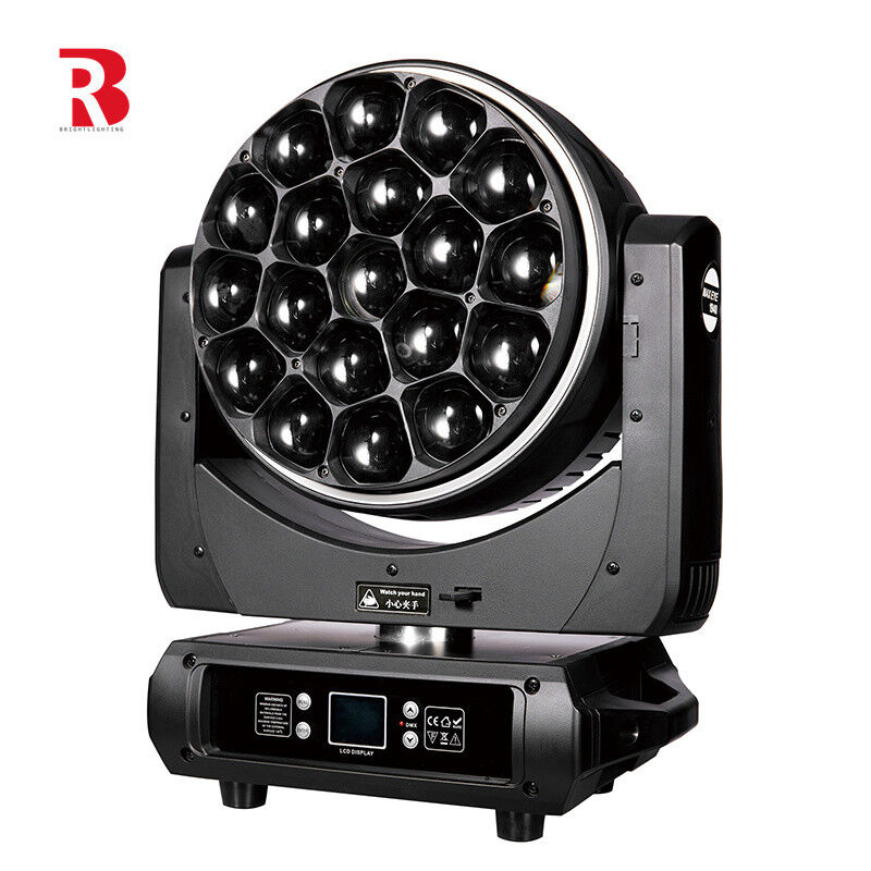 100V 240V Bee'S Eye 19*40W DMX RGBW 4in1 Mini LED Spot Moving Head Light DMX