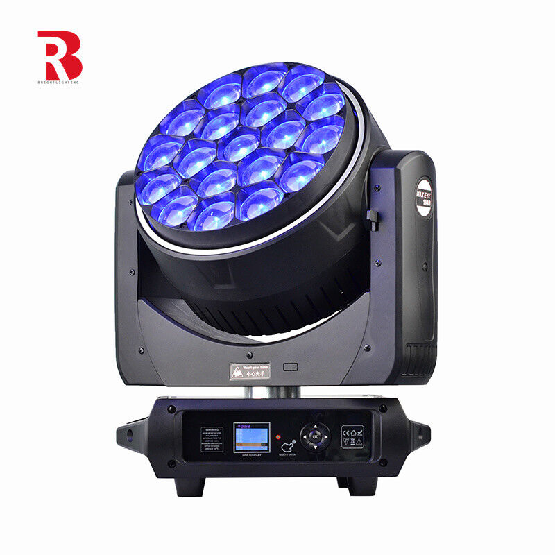 RGBW 4in1 LED Moving Head Stage Light 19*40W Bee'S Eye With LED Ring For Party