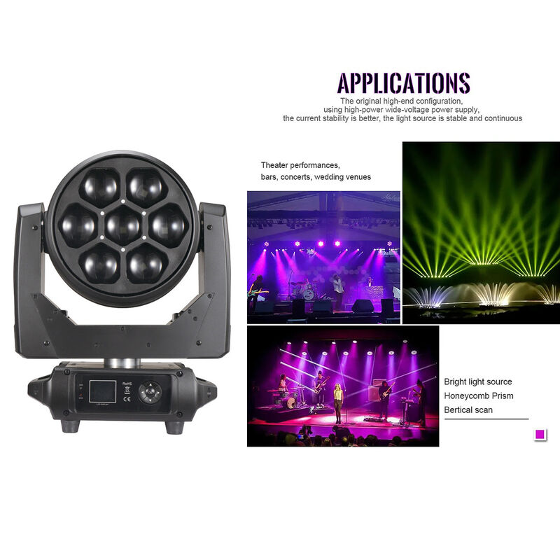 DMX Moving Head Stage Light With Voice-Activated