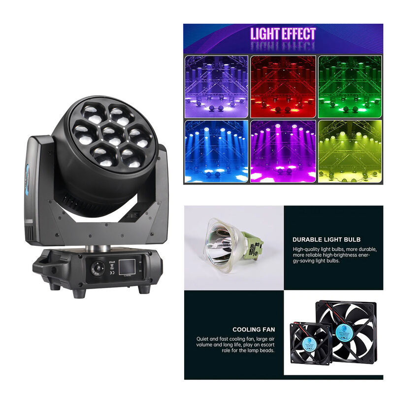 7*40W DMX512 Stage RGBW 4in1 LED Moving Head Professional Show Lighting