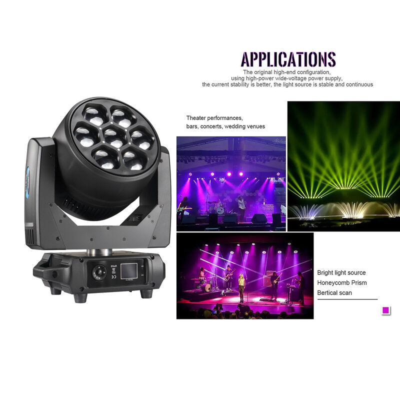 7*40W DMX512 Stage RGBW 4in1 LED Moving Head Professional Show Lighting