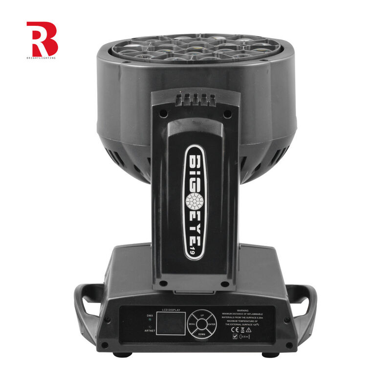 DMX LED Moving Head ZOOM And Rotation 19pcs 15W 4 In 1 Beeye Stage Light
