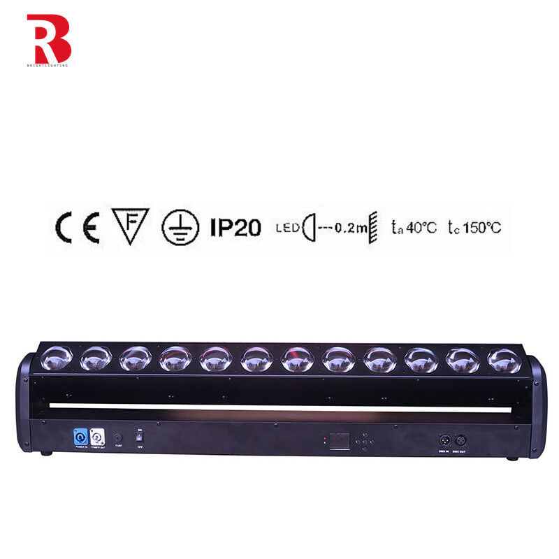 30W 12pcs RGBW 4in1 LED Disco Lighting Equipment Backcolor Marco Effect