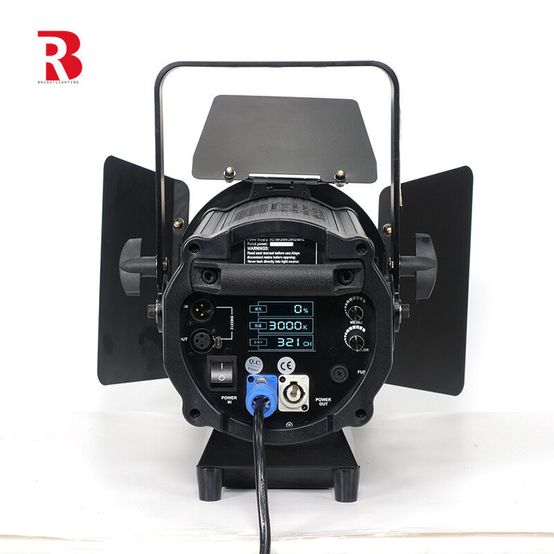 600w Bi Color LED Fresnel Spot Light 3000K-6000K For Dj Club