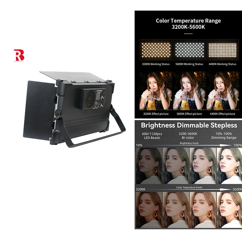 220W 2CH Professional Stage Dimmable Light  Led Video Panel Light For Party