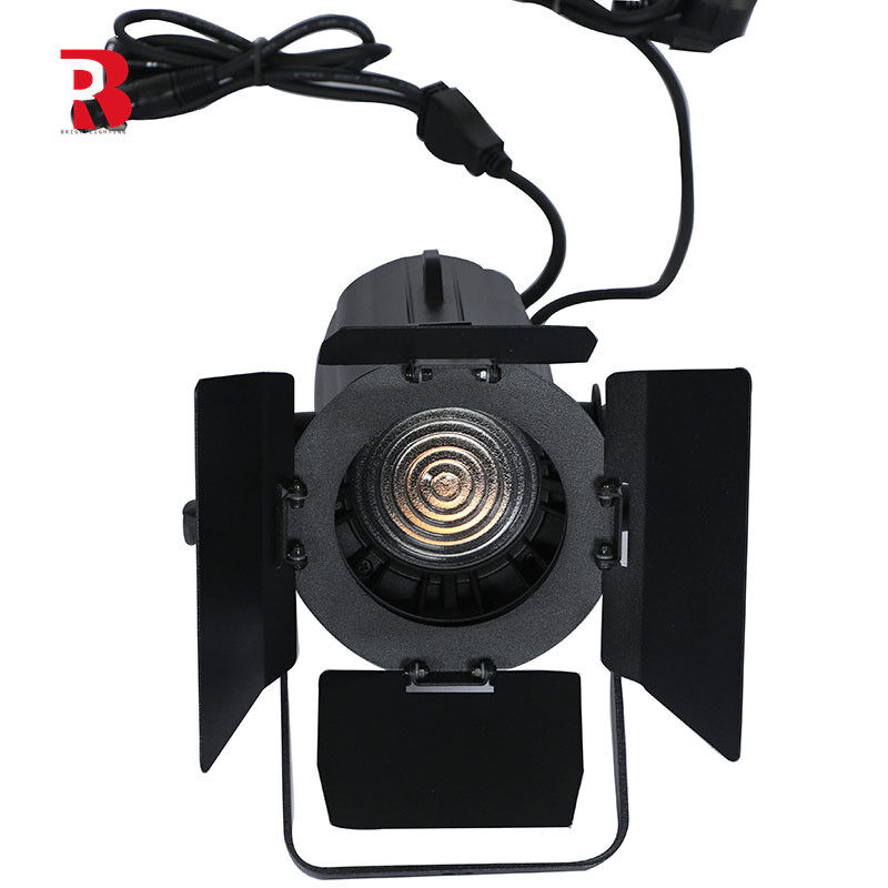Dmx 60W LED Mini Fresnel Spotlight 60w Single WW / CW Stage Studio Light