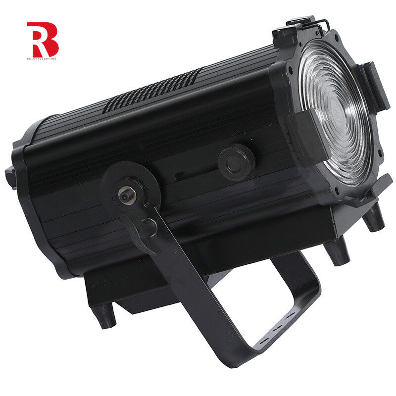 200W DMX512 Manual Zoom Aluminum Alloy LED Fresnel Stage Lighting 2/5CH