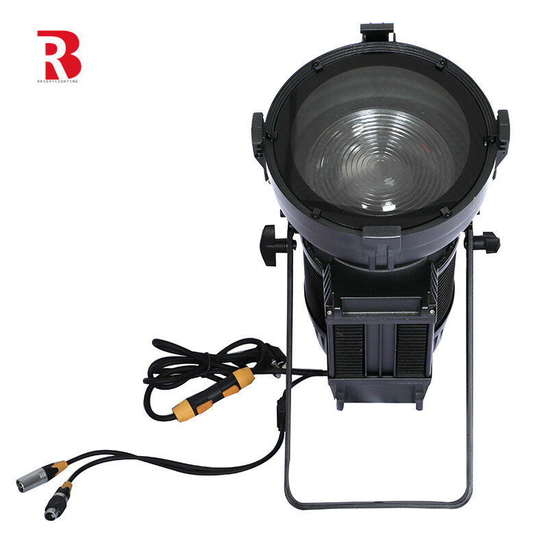 300w Warm White IP65 Rated RGBAL LED Fresnel With Auto Zoom Stage Studio Light