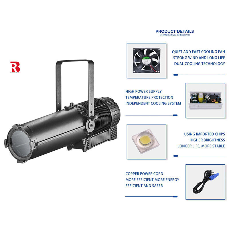 AC100V-240V  5 In 1  Led Stage Studio Light RDM / DMX Control