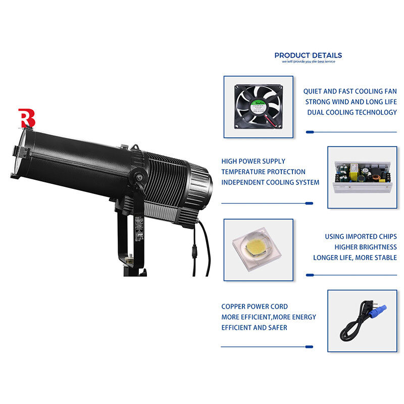 AC100V-240V  5 In 1  Led Stage Studio Light RDM / DMX Control