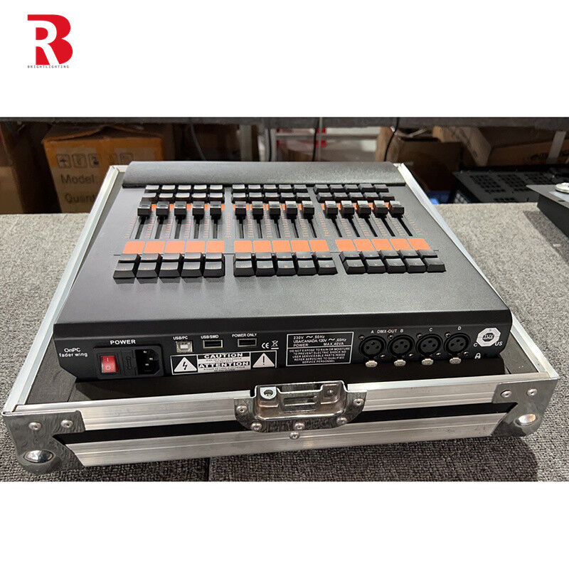 Durable Stage DMX Controller System Intuitive Fader Dmx Light Controller Wireless 20000Hrs