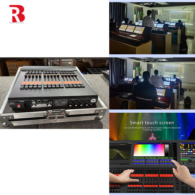 Durable Stage DMX Controller System Intuitive Fader Dmx Light Controller Wireless 20000Hrs
