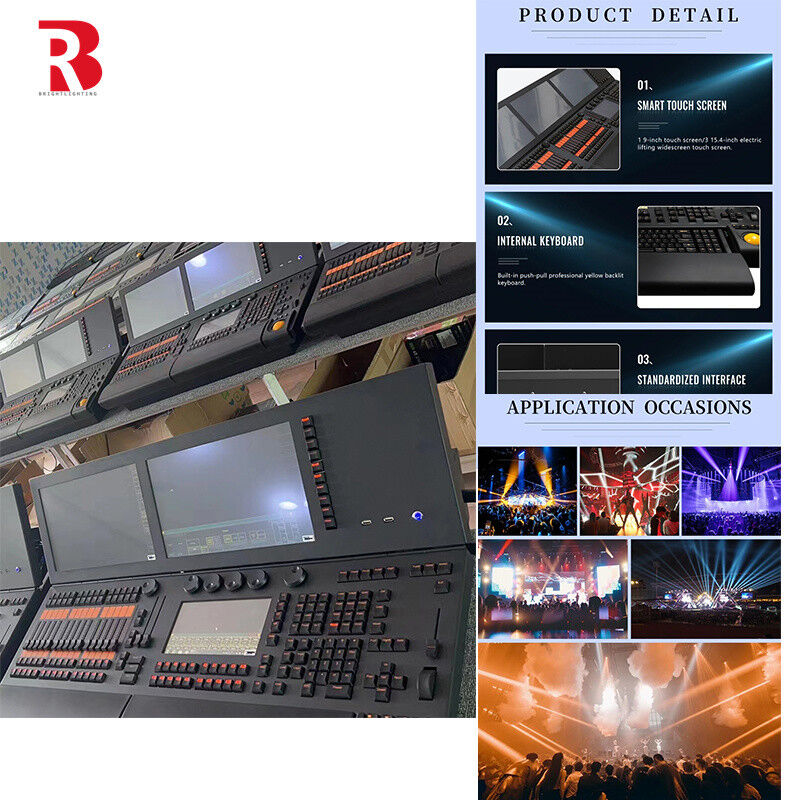 Intuitive User Interface 2-Screen MA Stage Controller System Light Equipment