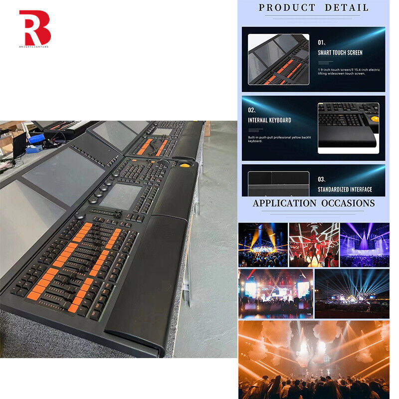 Intuitive User Interface 2-Screen MA Stage Controller System Light Equipment