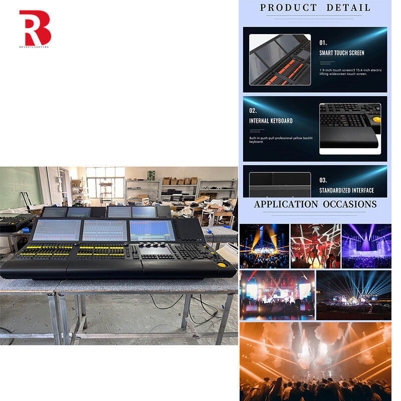 Full Size Stage DMX Controller System Designed With Sturdy Build Transportation