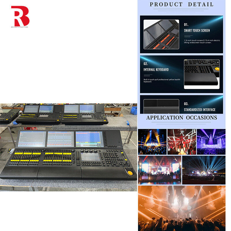 Versatile Handling Stage DMX Controller System Dmx Theatre Lighting Full Size For Disco