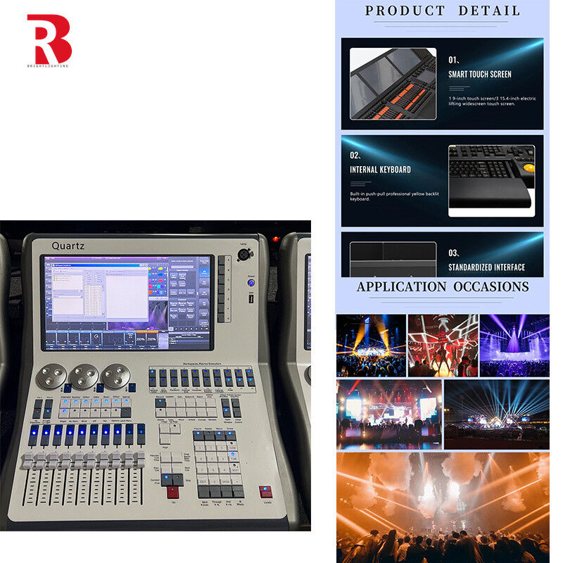 Seamlessly  Stage Quartz Tiger Touch  DMX Wall Controller System Control Visually Stunning Lighting