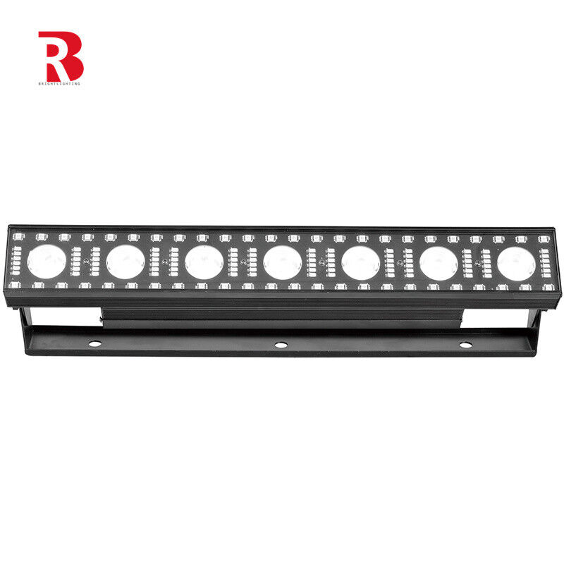 DMX512 LED 63 Positive White Flash+48 SMD5050+3-In-1 Matrix Stage City Lights