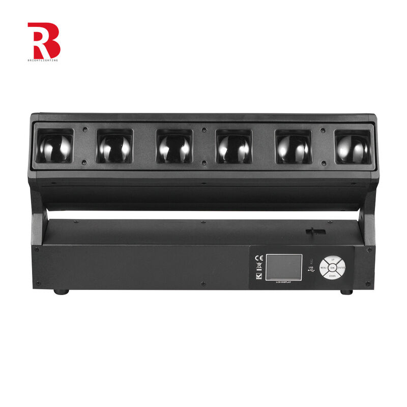 DMX512 LED Moving Head Stage Light 6 Pcs 40W 4-In-1 For Show And Wedding Event