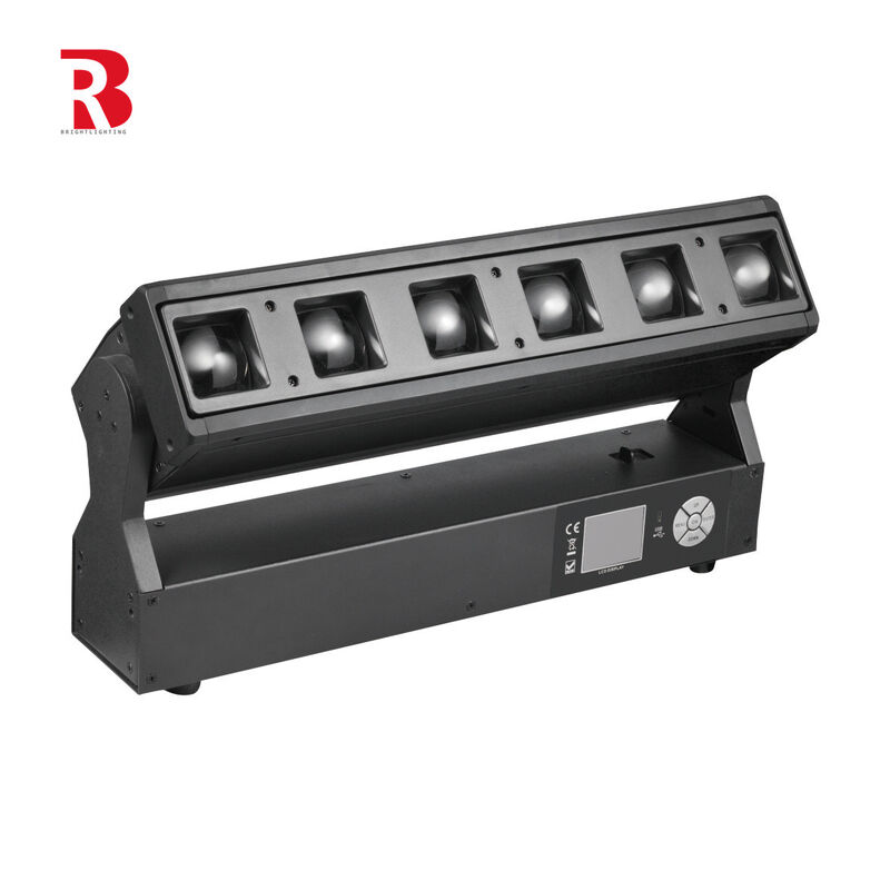 DMX512 LED Moving Head Stage Light 6 Pcs 40W 4-In-1 For Show And Wedding Event