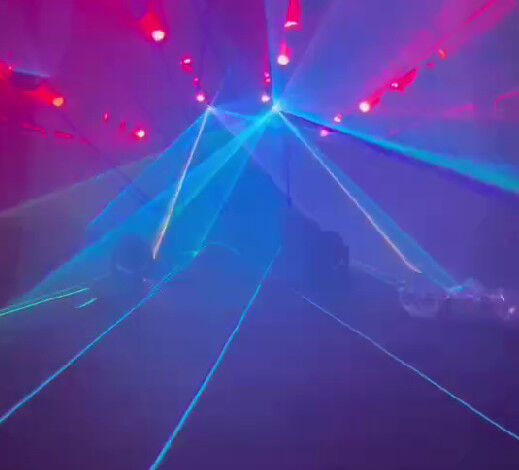 240V Automatic Mini 2-3-4W Moving Head Stage Laser Light