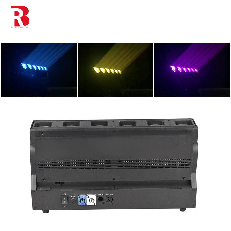LED Zoom Pixel Bar 6pcs 40W RGBW 4-In-1 LED DMX Moving Head Stage Light For DJ