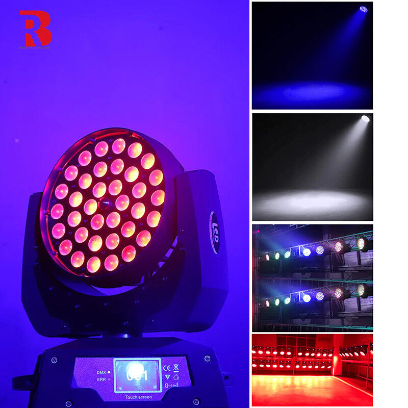 DMX512 LED Moving Head 36*10W RGBW ZOOM And BEAM Beeye Stage Light For DJ