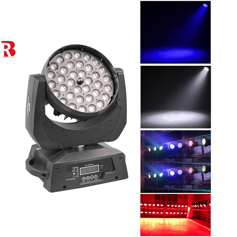 INDOOR LED Moving Head Beeye Stage Light 36*10W RGBW 4-In1 ZOOM BEAM For Club