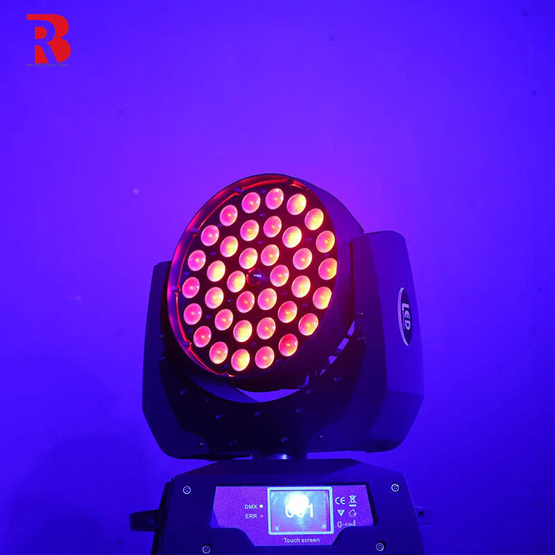 LED Moving Head Beeye Strobe ZOOM BEAM Light 36*10W RGBW 4-In1 For Stage Show