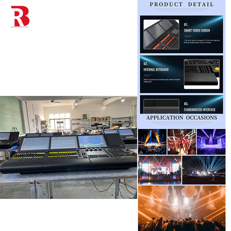 High Quality DMX512 MA Full Size Led Moving Head Stage Light Controller System