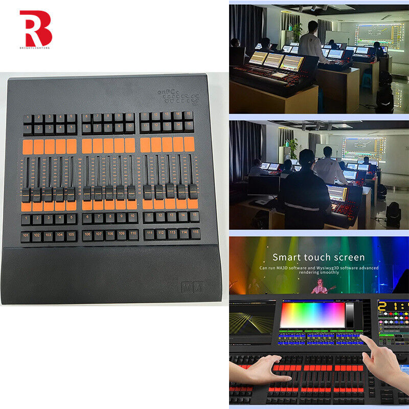 Professional Stage DMX Lighting Controller System MA Fader Wing for event