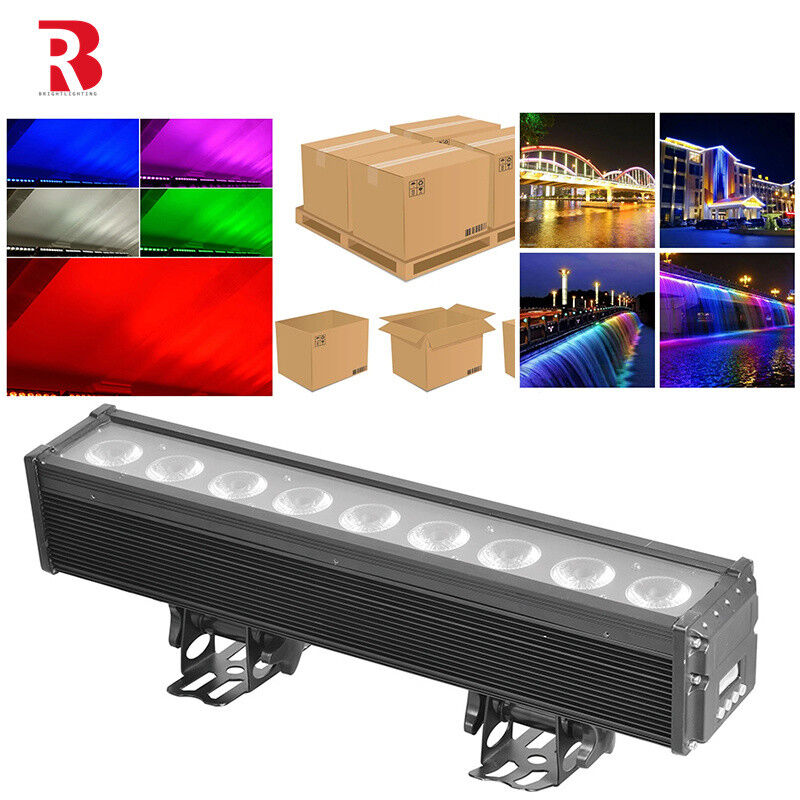IP65 Professional Pixel Bar 9×12W RGBW 4 In 1 LED Stage City Spot Light