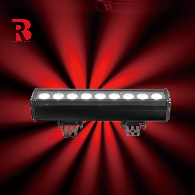 Waterproof Wash 9PCS*12W 4in1 Aluminum LED Bar Stage Light For Indoor