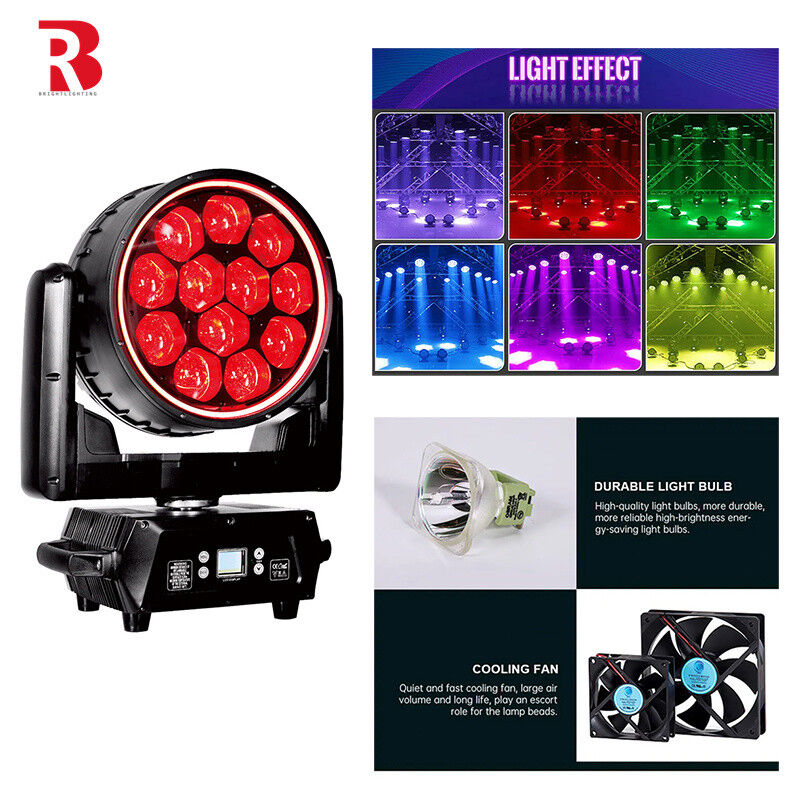 Indoor LED DMX Moving Head Beeye Stage 12pcs 40W RGBW DJ Zoom Wash Light