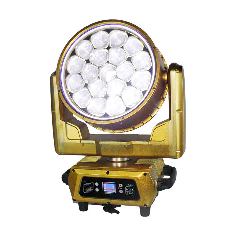 DMX512 LED Moving Head Rotation IP65 19pcs 40W 4in1 Beeye Stage ZOOM DJ Light