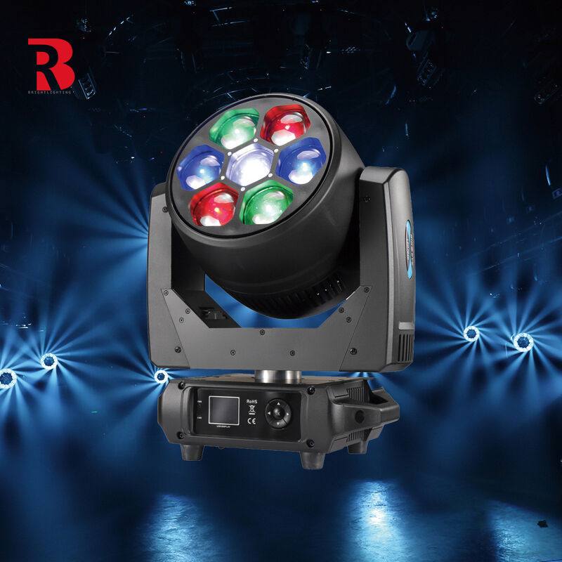 LED 7*40W High Brightness RGBW 4in1 LED Moving Head Stage Light For Party