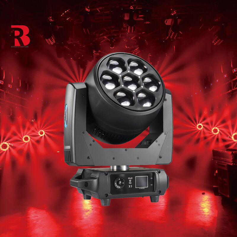 LED 7*40W High Brightness RGBW 4in1 LED Moving Head Stage Light For Party