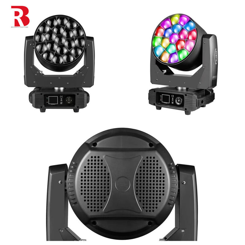 Stage Light 19pcs*15w RGBW Zoom Eye LED Moving Head Dmx Pixel For Dj Wedding Decoration