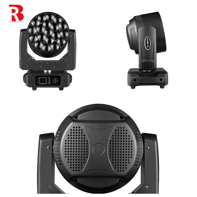 19pcs*15w RGBW Zoom Eye LED Moving Head Stage Light For DJ Wedding Decoration