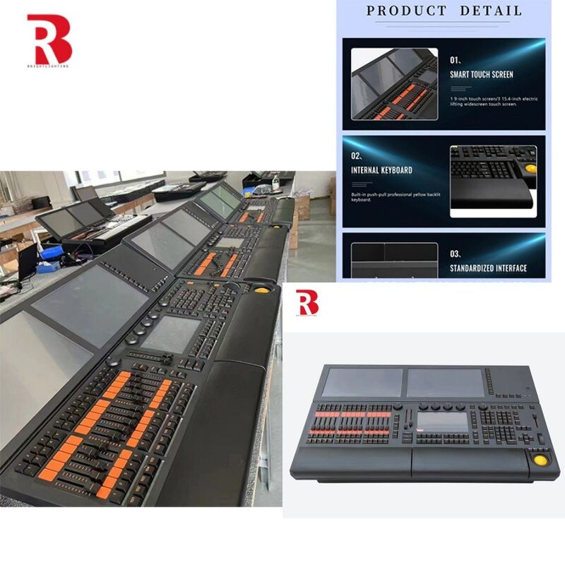 State-Of-The-Art Stage DMX Controller System With Dual Screens And Customizable Setups