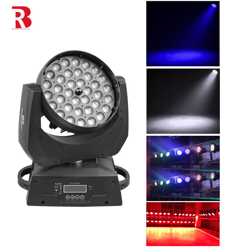 36*10W DMX512 LED Beam Zoom LCD Moving Head Light For Disco Party