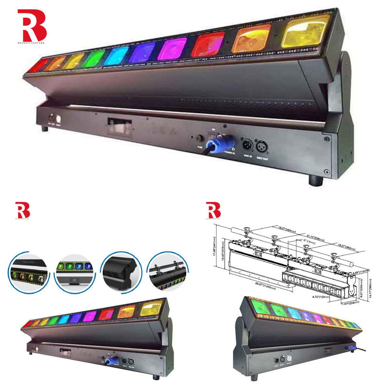Remote Control Compatible Moving Head Beam Laser Stage Light With LCD Display