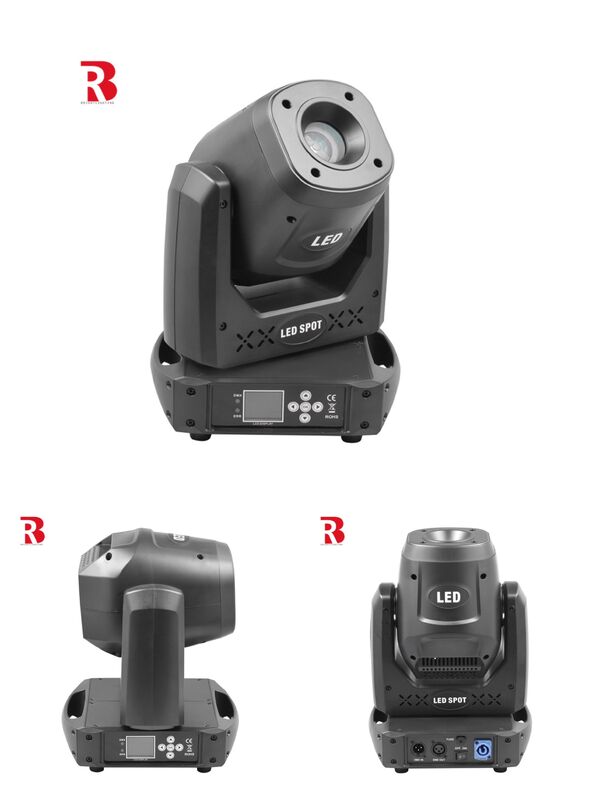 8000K DMX512 Moving Head 100W LED Spot Beam Stage Light For Theater And Studio