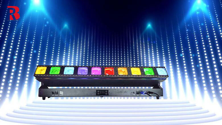 6300K 22400LM 10*60W LED Bar Moving Head Stage Light For Event Party