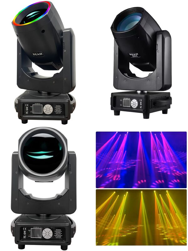 Performance Lighting LED DMX512 295W Beam Moving Head Stage Light For Concert