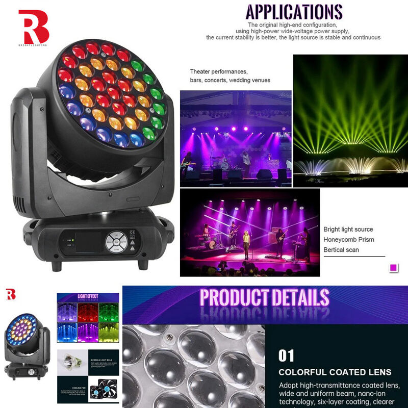 Create A Dynamic Atmosphere With RGBW 4in1 LED Moving Head Light For Corporate Events